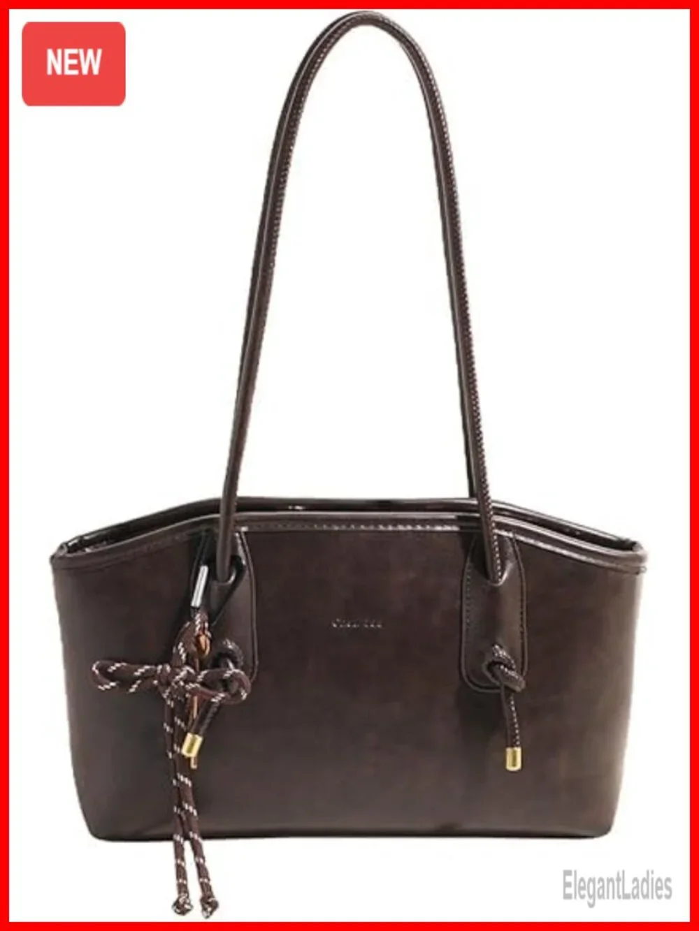 Faux Leather Hobo Shoulder Bag Women's Retro Y2K Top Handle Small Purse Fall